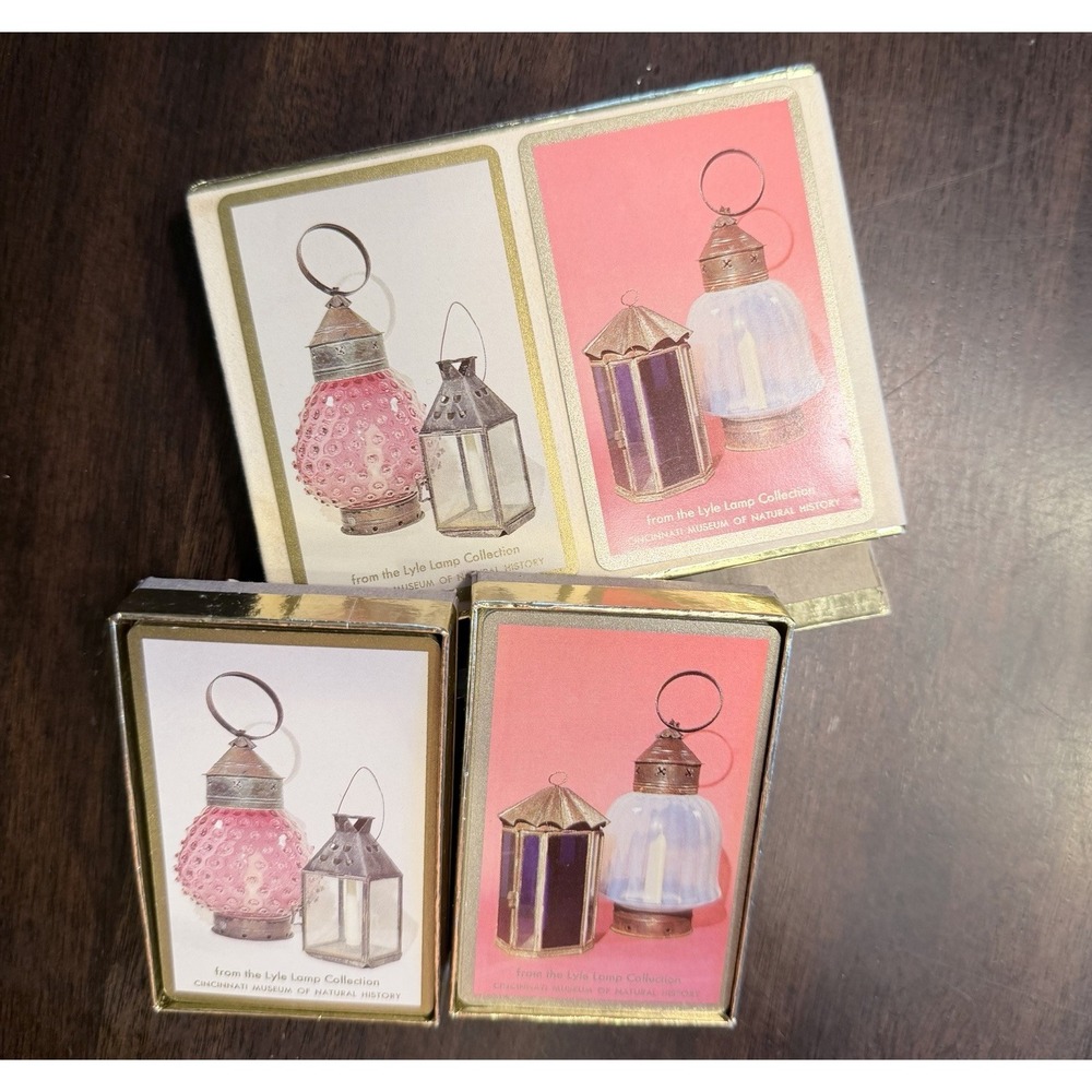 Vintage Congress Playing Cards 2 Decks Cel-U-Tone Lyle Lamp Collection